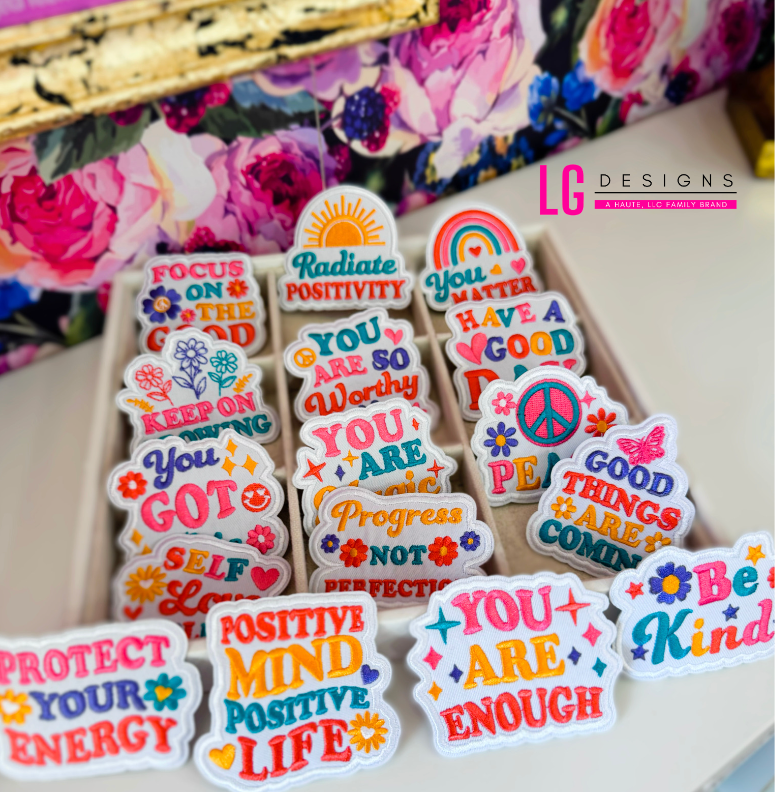 Positive Affirmation quotes patches