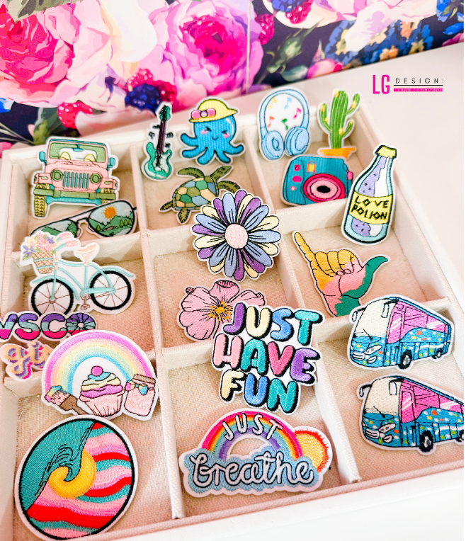 Tropical Beach assorted patch package