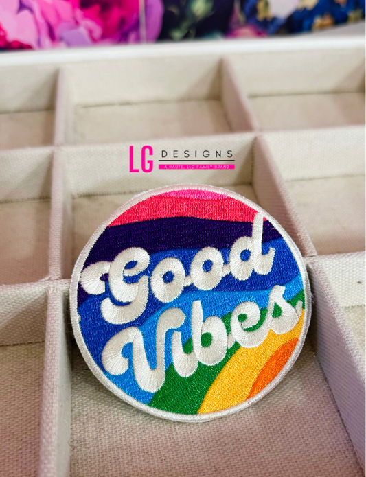 Good vibe circle  patches