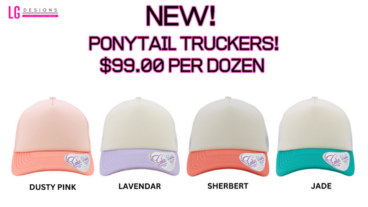Ponytail Foam Trucker Hats