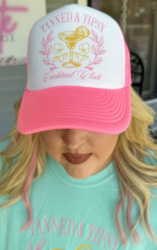 Tanned & Tipsy Cocktail Club Hats