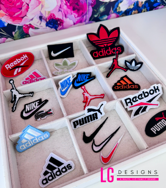 Assorted Shoe-Brand Patch Bundle