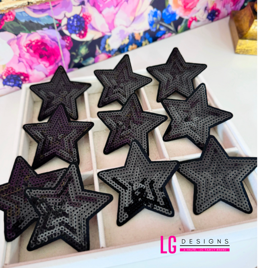 Sequin Star Patches