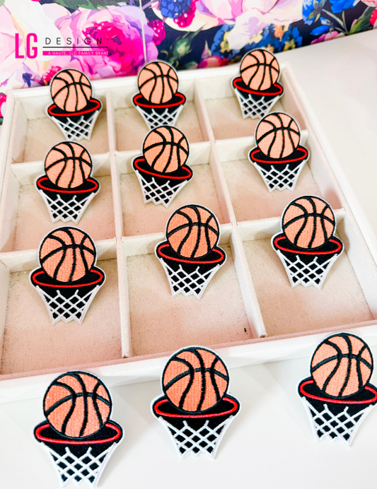 Basketball Hoop embroidered patches